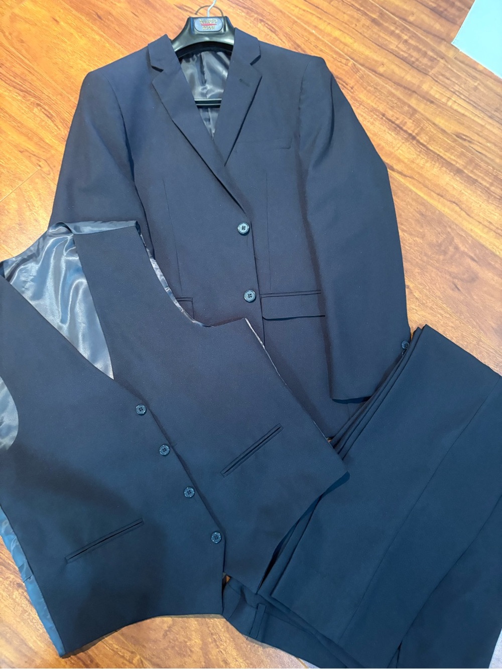Men's Navy 3-Piece Suit - Classic Blazer, Vest & Trousers